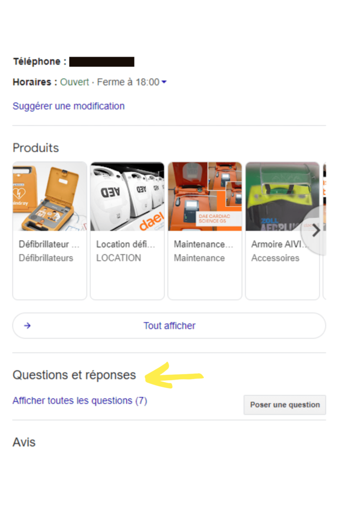 Qui peut vous poser des questions sur votre fiche Google Business ?